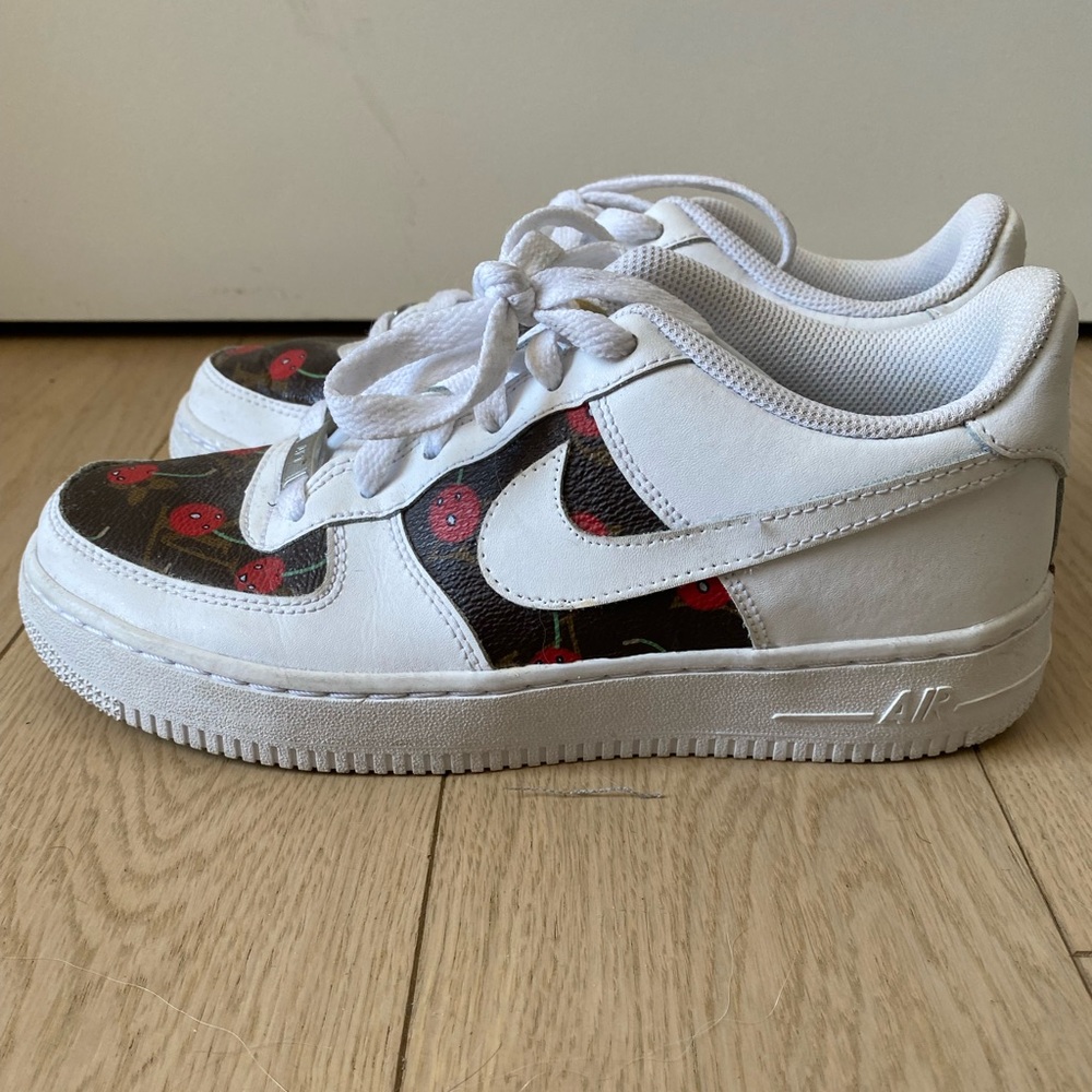 OneTwelves AF1 with LV Cherry Print